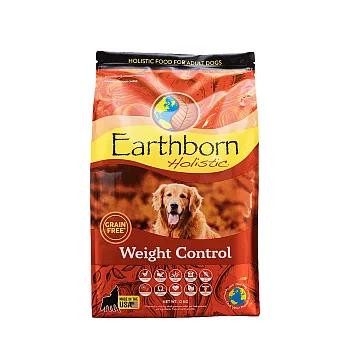 【Earthborn 原野優越】體重控制低敏無穀犬-12kg 雞肉+葡萄糖胺