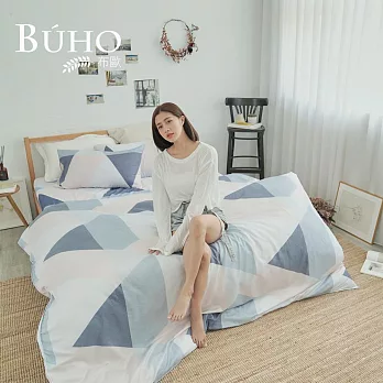 《BUHO》天絲™萊賽爾6x7尺雙人兩用被(套)+枕套三件組-台灣製《刻光之影》
