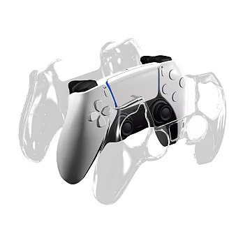 FlashFire PS5 手把水晶保護殼(適用原廠充電座)