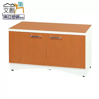 【文創集】奈米 環保2.7尺南亞塑鋼二門座鞋櫃 時尚雙色