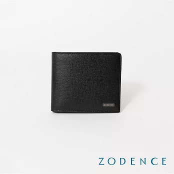 ZODENCE BECK進口牛皮9卡短夾 黑