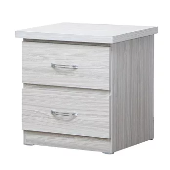 Homelike 喜家居二抽床頭櫃(三色)(1147) 雪松色