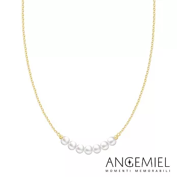 Angemiel安婕米 Perla 珍珠項鍊 一見傾心 (金色)
