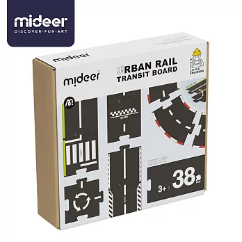 《MiDeer》-- 雙面場景軌道拼圖(38PCS) ☆