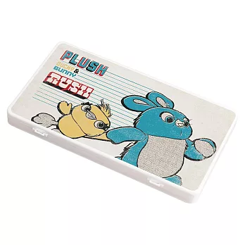 【Disney 迪士尼】隨身口罩收納盒 兔子系列 口罩盒 零錢收納 收納盒 (18.4*10.4*1.5cm) 奔跑鴨霸兔崽子