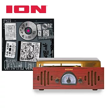 ION Audio Trio LP neo 3合1復古箱式黑膠唱機/ AM/FM收音機★獨家黑膠唱片珍藏組 朱約信的音樂／朱約信現場作品 貳