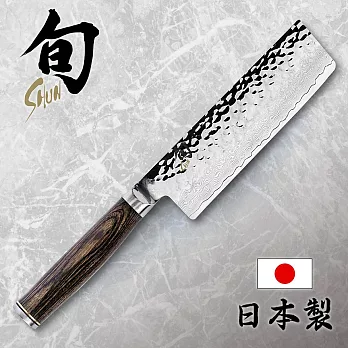 【KAI 貝印】旬Shun 日本製VG-MAX 33層大馬士革鋼 方形鋼刀 14cm