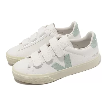 Veja 休閒鞋 Recife Logo Chromefree 女鞋 白 藍 魔鬼氈 小白鞋 RC0592878A