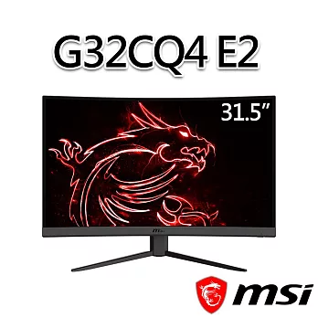 msi微星 G32CQ4 E2 31.5吋 曲面電競螢幕