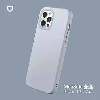 犀牛盾 iPhone 12 Pro Max (6.7吋) SolidSuit (MagSafe 兼容) 防摔背蓋手機保護殼- 循環灰