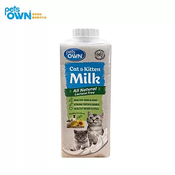 【PetsOWN派澳鮮】澳洲寵物專屬牛奶1000ml(8入組) 成幼貓專用