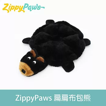 ZippyPaws吱吱發聲玩具-扁扁布包熊 | 寵物玩具 狗狗玩具 有聲玩具