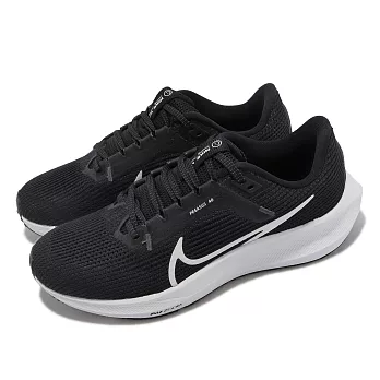 Nike 慢跑鞋 Wmns Air Zoom Pegasus 40 女鞋 黑 白 運動鞋 小飛馬 DV3854-001 23cm BLACK/WHITE