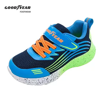 【GOODYEAR 固特異】輕趣樂跑 童款輕量緩震運動鞋-藍 / GAKR38406 JP20 藍