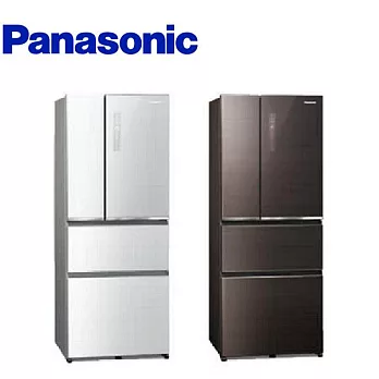 Panasonic 國際牌 ECONAVI 500L四門一級能變頻電冰箱(全平面無邊框玻璃) NR-D501XGS -含基本安裝+舊機回收 曜石棕(T)