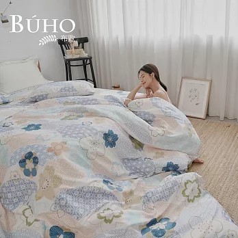 《BUHO》天絲™萊賽爾6x7尺雙人兩用被(套)+枕套三件組-台灣製《花柄浪祭》