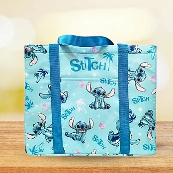 迪士尼可折疊露營保冷束口野餐袋 / 保冷袋  史迪奇