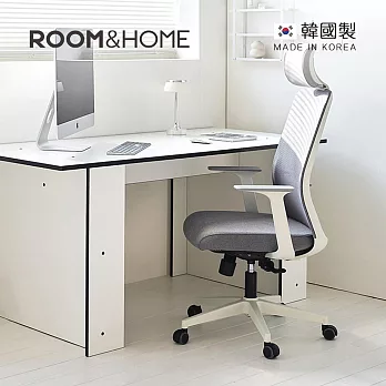 【韓國ROOM&HOME】韓國製高背透氣網坐臥升降式機能工學椅(附頭枕)-DIY- 雅痞灰