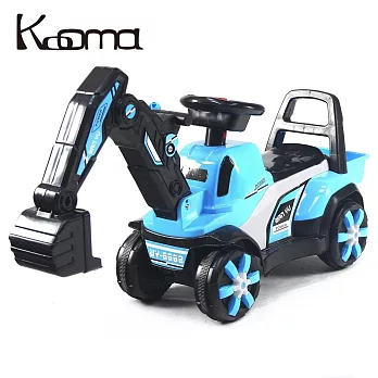 KOOMA 挖土機音樂助步車(學步車) 天空藍