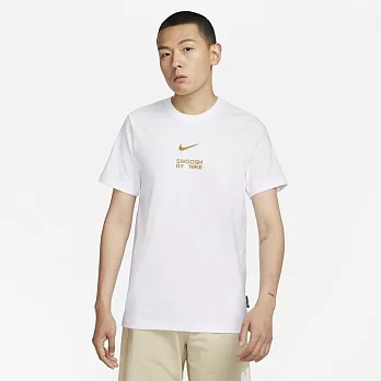 NIKE AS M NSW TEE BIG SWOOSH LBR 男短袖上衣-白-FD1245100 XS 白色