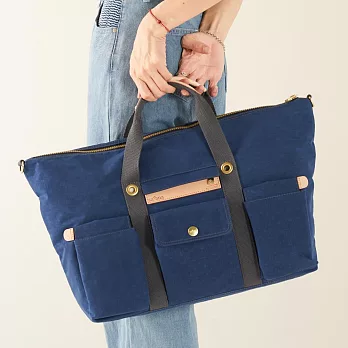 satana - Soldier 趣遊行者旅行袋 - 海軍藍色