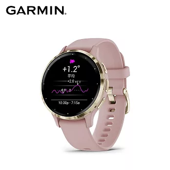 GARMIN VENU 3S GPS 智慧腕錶  氣泡玫瑰