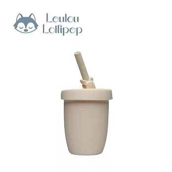 Loulou Lollipop 動物造型 兒童矽膠吸管杯 -  可愛草泥馬