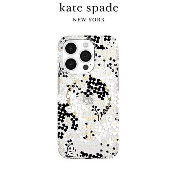 【kate spade】iPhone 15系列 MagSafe 精品手機殼 神秘叢林 iPhone 15 Pro Max