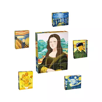 PICASSO TILES 畢卡索 20片磁性方塊拼圖 世界名畫