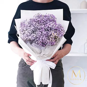 【Floral M】幻彩紫夢幻星空滿天星花束  幻彩紫