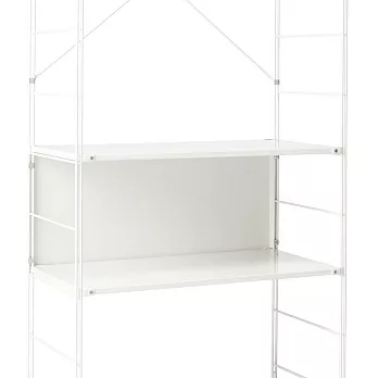 【MUJI 無印良品】SUS背板/小/84cm/亮面淺灰