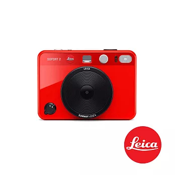 Leica 徠卡 SOFORT 2 雙模式即時相機 白/紅/黑 LEICA-19189  紅色