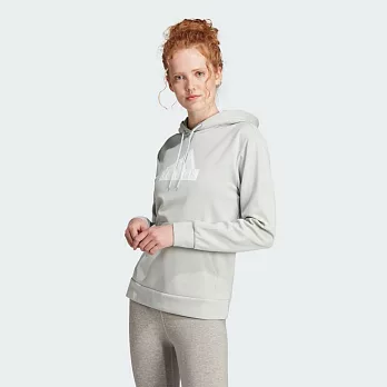 ADIDAS W FI BOS HOODIE 女連帽上衣-灰-IM4877 L 灰色