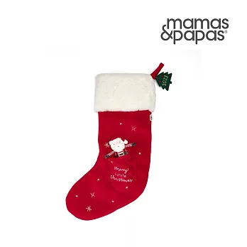 Mamas & Papas Santa爺爺吹鬍子-大聖誕襪(紅)