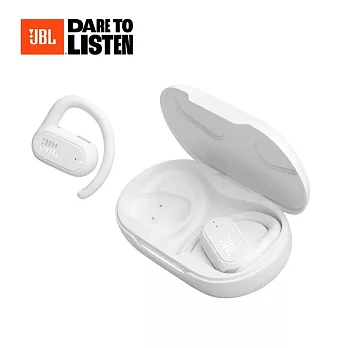 【JBL】SoundGear Sense 開放式藍牙耳機（兩色） 白
