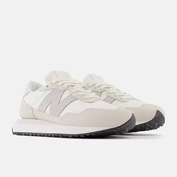 New Balance 237 女休閒鞋-白灰-WS237SW-B US6 白色