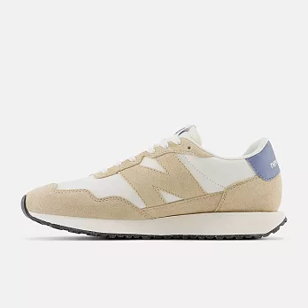 NEW BALANCE 237系列 男女休閒鞋-米白-MS237SM-D US5.5 白色