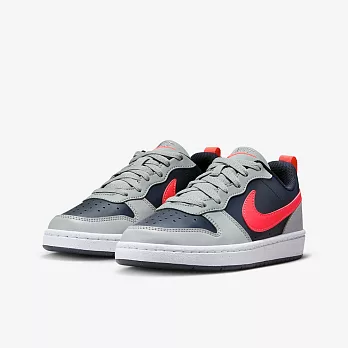 NIKE COURT BOROUGH LOW RECRAFT (GS) 中大童休閒鞋-藍灰-DV5456003 US5 藍色