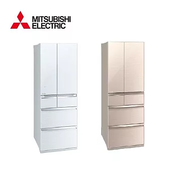 MITSUBISHI 三菱 日製六門 472L 變頻玻璃鏡面冰箱 MR-WX47LF -含基本安裝+舊機回收 水晶白(W)
