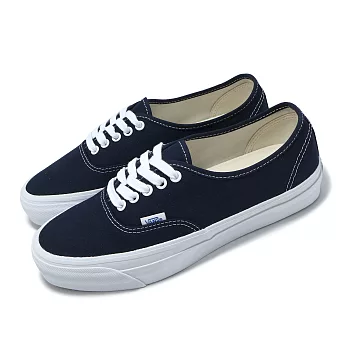 Vans 休閒鞋 Authentic Reissue 44 男鞋 女鞋 藍 白 帆布 華夫格大底 板鞋 情侶鞋 VN000CQAOA8