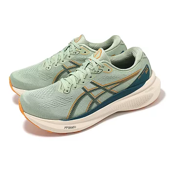 Asics 慢跑鞋 GEL-Kayano 30 男鞋 綠 黑 支撐 緩衝 厚底 運動鞋 亞瑟士 1011B548300