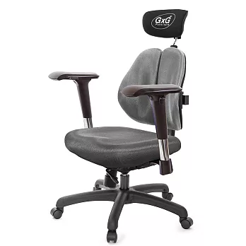 GXG 雙軸枕 雙背工學椅(4D金屬扶手)  TW-2606 EA7
