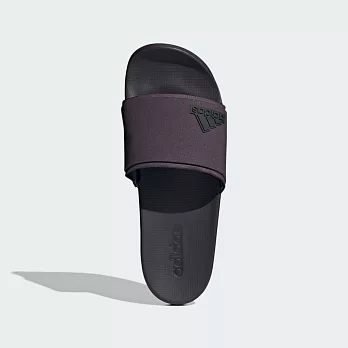 ADIDAS ADILETTE COMFORT ELEVATED 男女休閒涼拖鞋-黑紫-IF0891 UK10 黑色