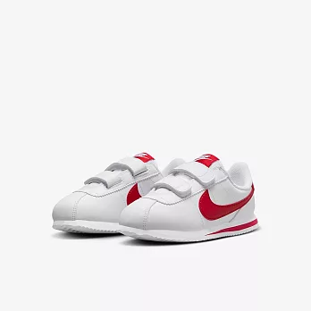 NIKE CORTEZ BASIC SL (PSV) 中大童休閒鞋-白紅904767101 20 白色