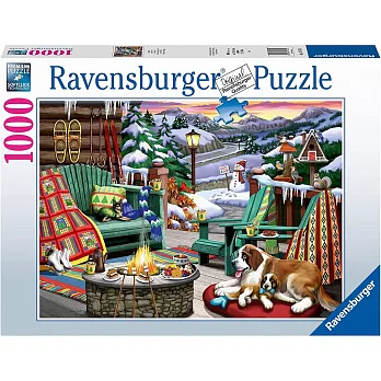 德國Ravensburger維寶拼圖 餐後時光(1000P)