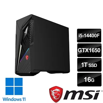 msi微星 Infinite S3 14NSA-1646TW GTX1650 電競桌機 (i5-14400F/16G/1T SSD/GTX1650/Win11)