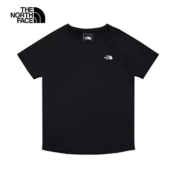 The North Face W REAXION S/S TEE 2.0 - AP 女短袖上衣-黑-NF0A8825JK3 M 黑色