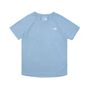 The North Face W REAXION S/S TEE 2.0 - AP 女短袖上衣-藍-NF0A8825QEO L 藍色