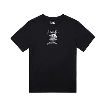 The North Face U MFO TYPESETTING LOGO S/S TEE  - AP 男女短袖上衣-黑-NF0A8AUWJK3 L 黑色