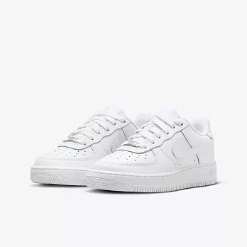 NIKE AIR FORCE 1 LE (GS) 中大童休閒鞋-白-FV5951111 US5 白色